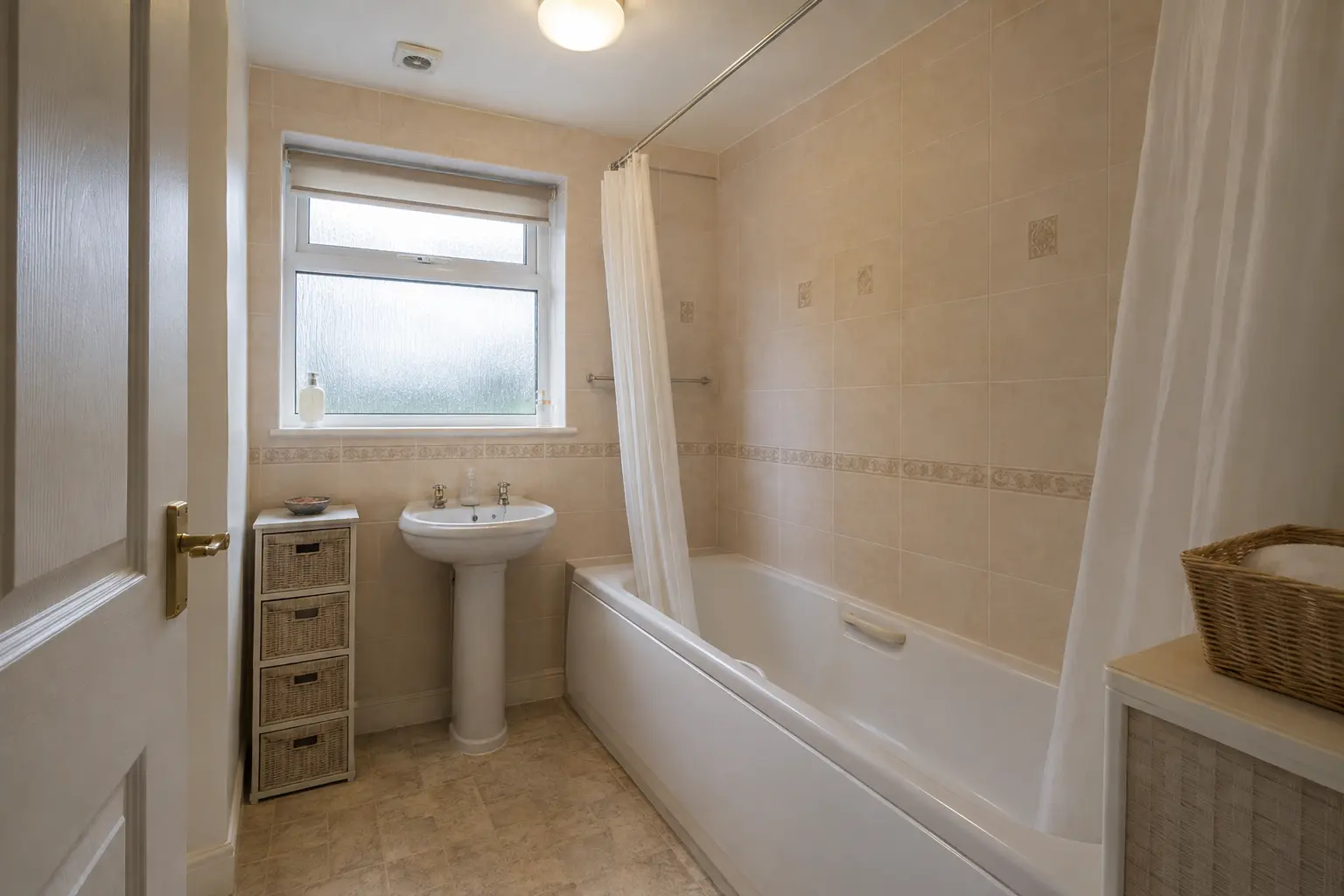Bathroom before renovation concept